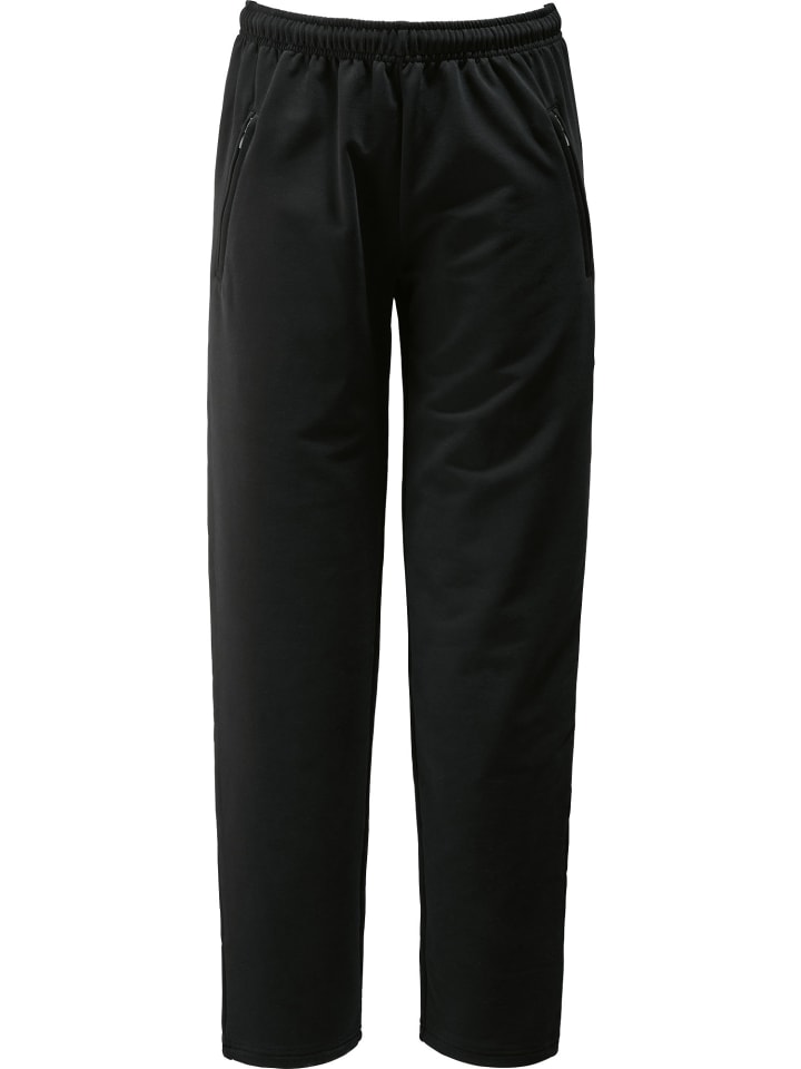 Sweat Freizeithose, lang in schwarz