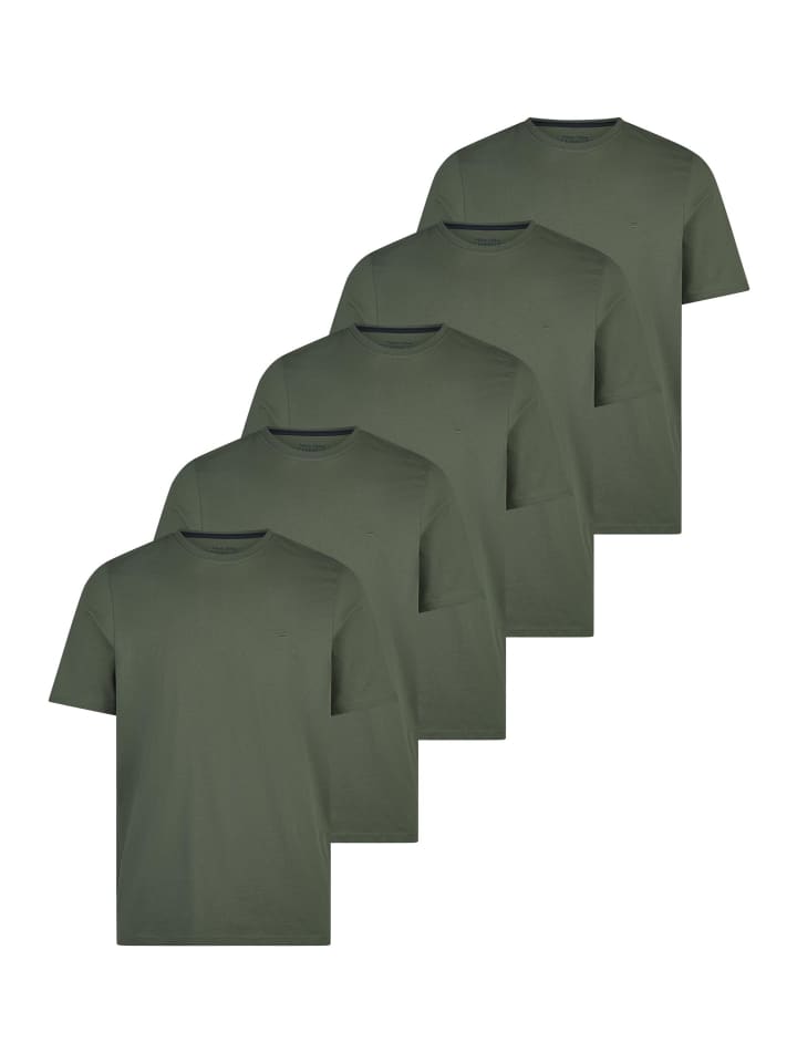 T-Shirt Basic in Dunkelgrün
