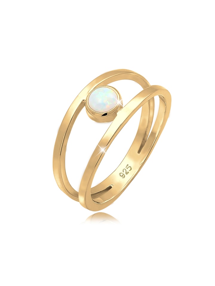 Ring 925 Sterling Silber in Gold