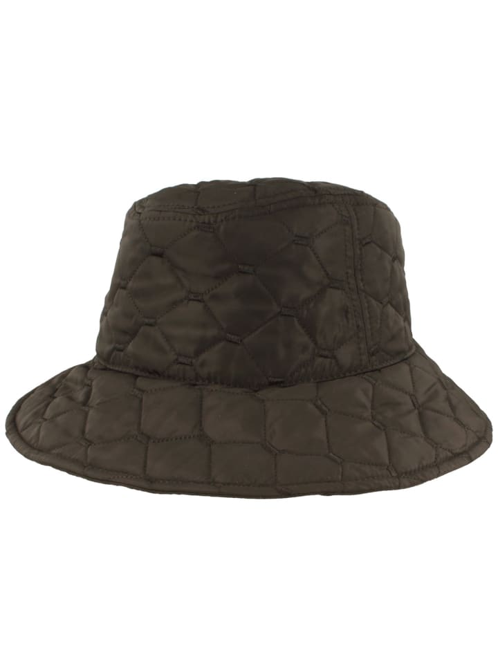 Lackmütze in schwarz