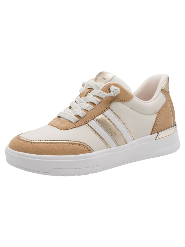 WIDE FIT Sneaker in CAMEL COMB
