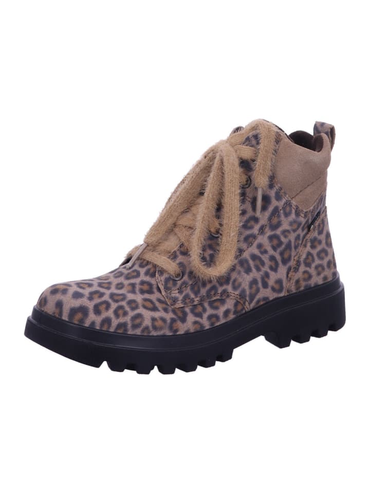 Stiefel Kinder Stiefelette Leder \ ABBY NOVA in Braun