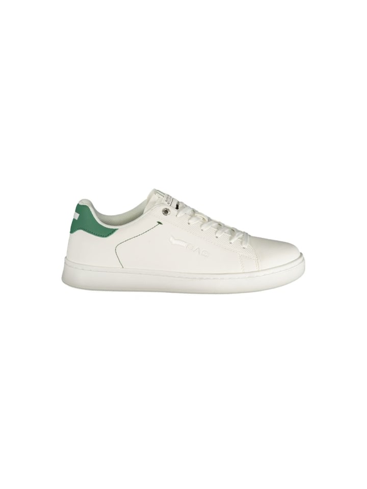 Weiß Polyurethan Herren Sneaker