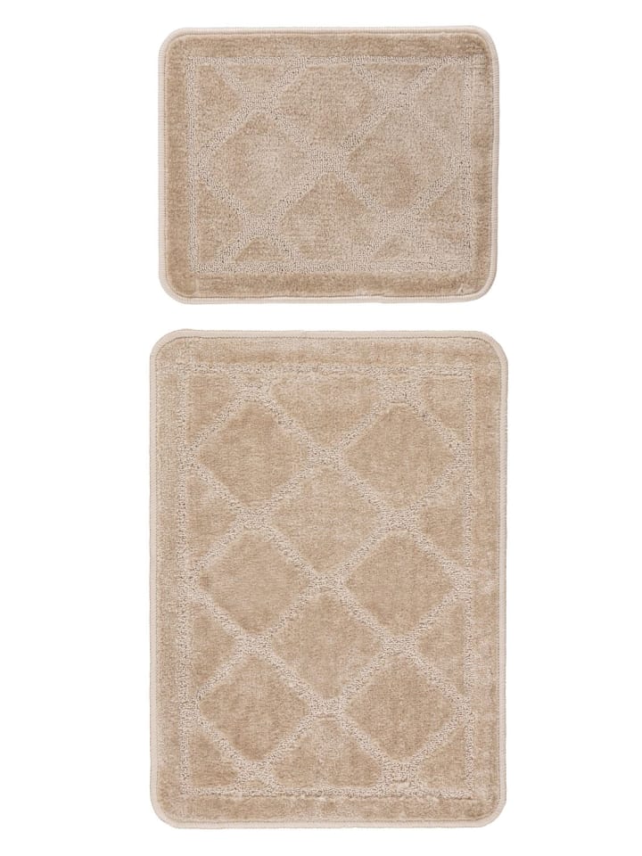 Badteppich Badematte Lagoon 125 in Beige