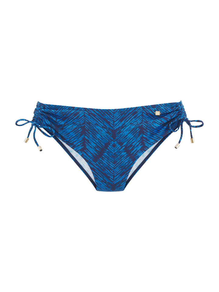 Bikini-Hose in marine bedruckt