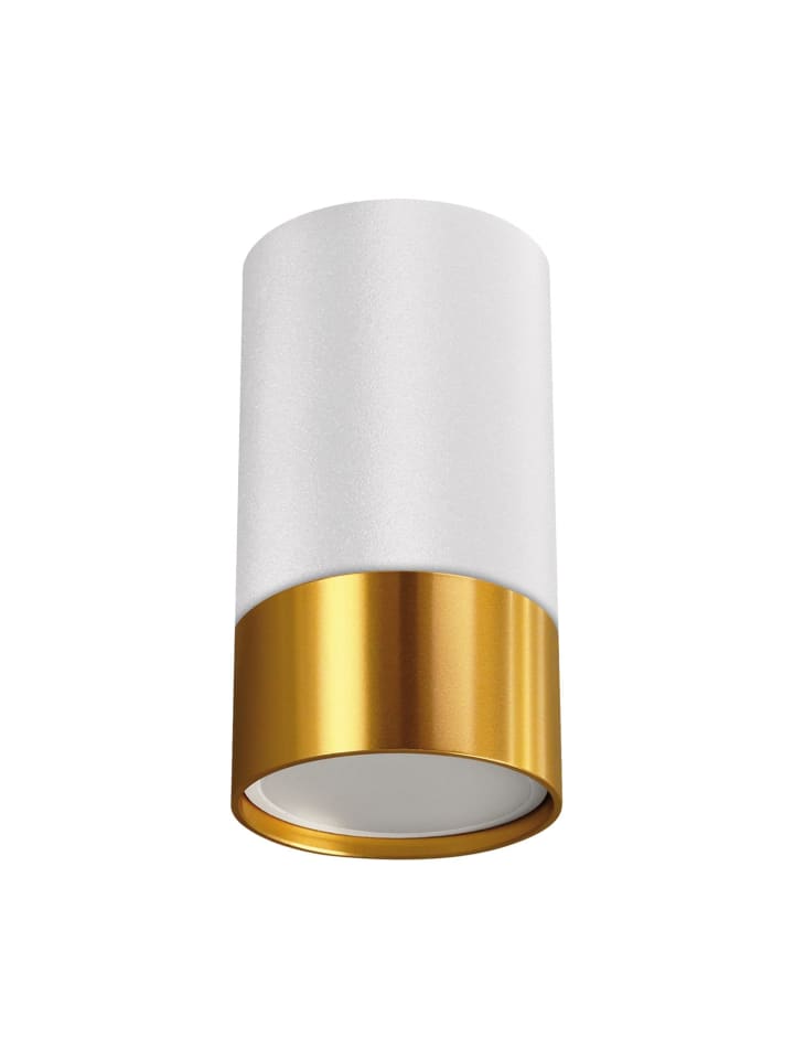 Deckenlampe Ø 5.5 x (H)10 cm in Weiß Gold