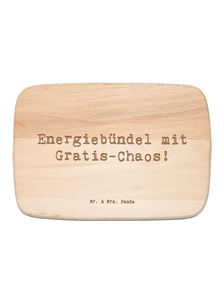 Frühstücksbrett Spruch Kinder Energiebündel mit... in Transparent