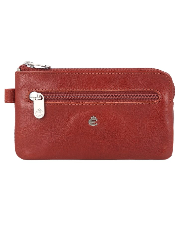 Toscana Schlüsseletui Leder 13 cm braun