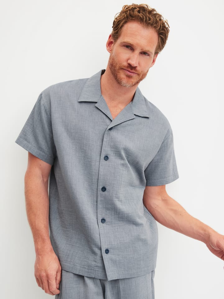 Shirt in dark denim