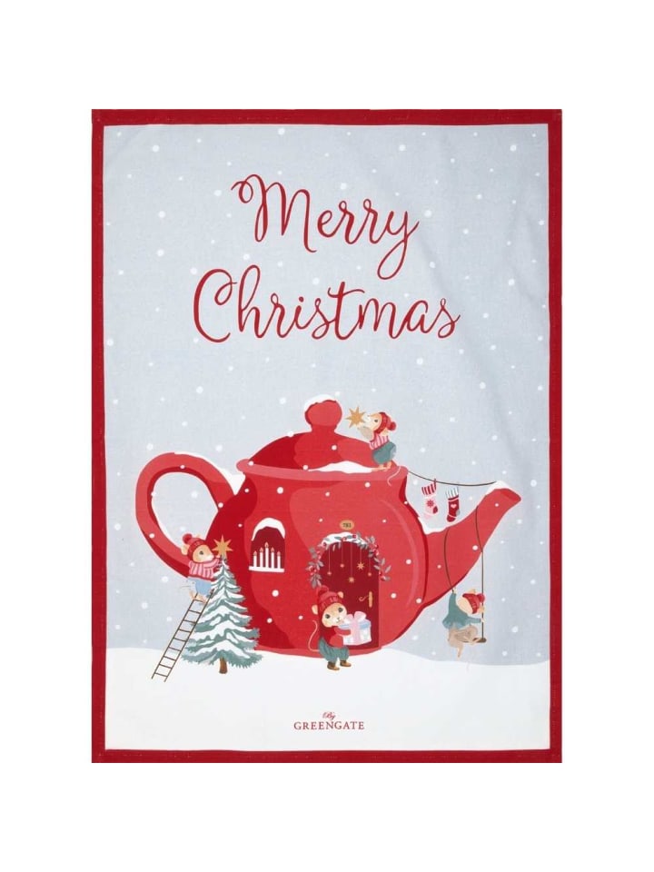 Geschirrtuch JOANNI Teekanne MERRY CHRISTMAS