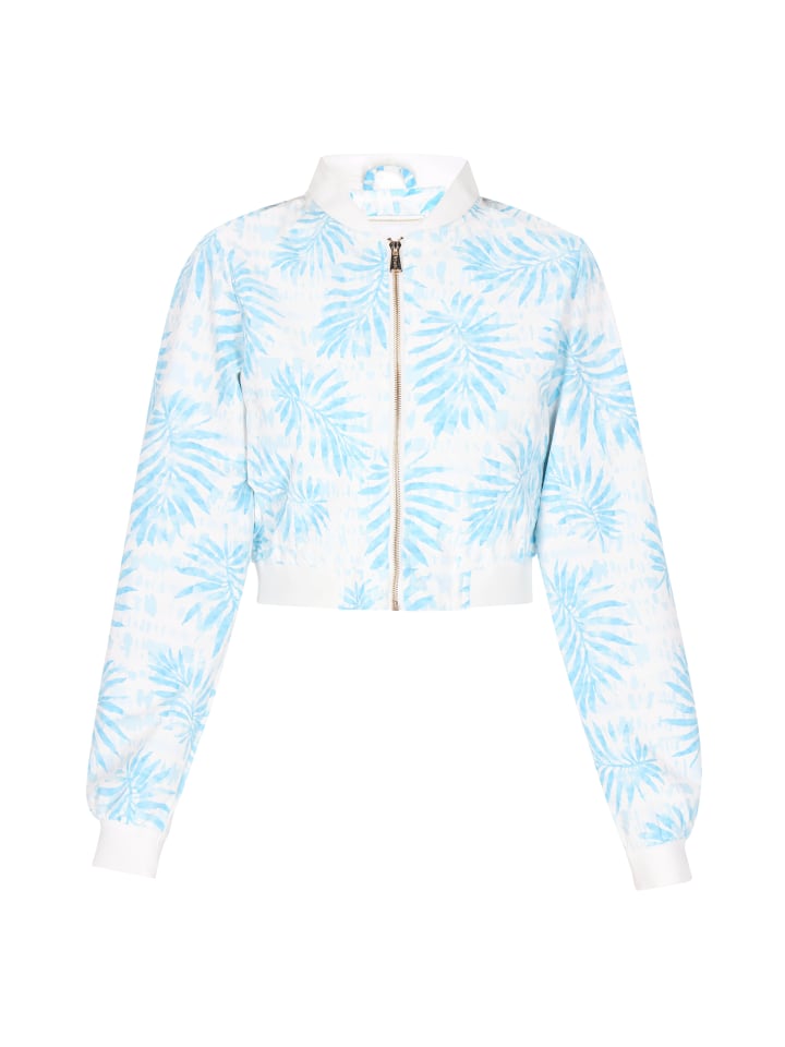 Women Jacket in light blue multicolor