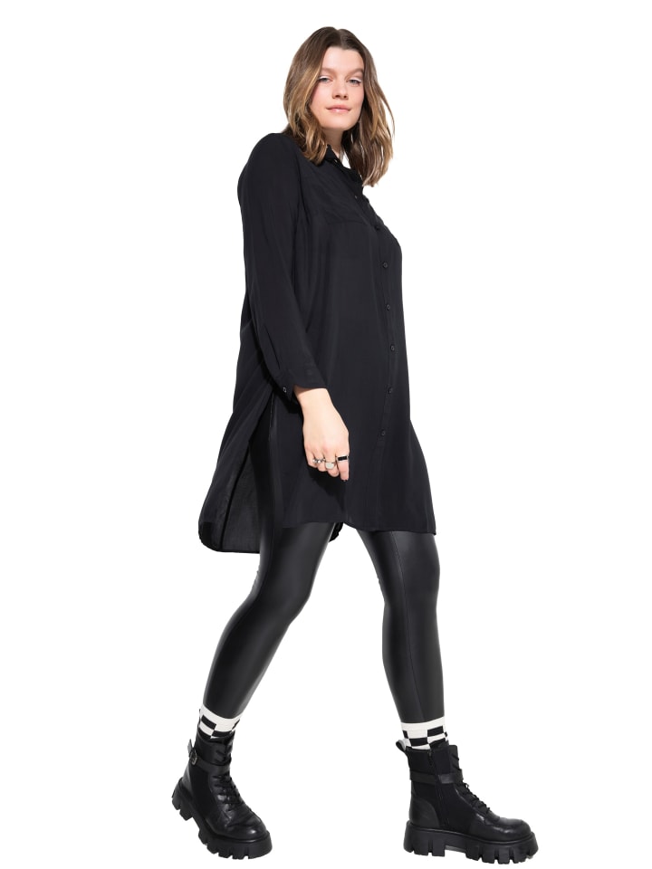 Bluse in schwarz