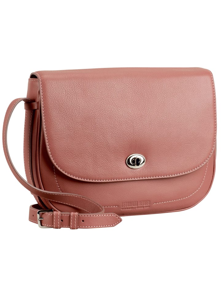 Nizza Umhängetasche Leder 29 cm altrosa