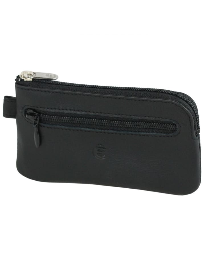 Logo Schlüsseletui IV Leder 12,5 cm schwarz