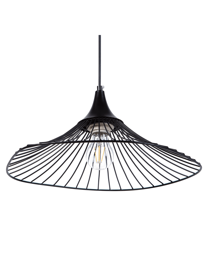 Pendelleuchten MAZARO in Schwarz - (W) 50 x (H) 125 x (L) 50 cm