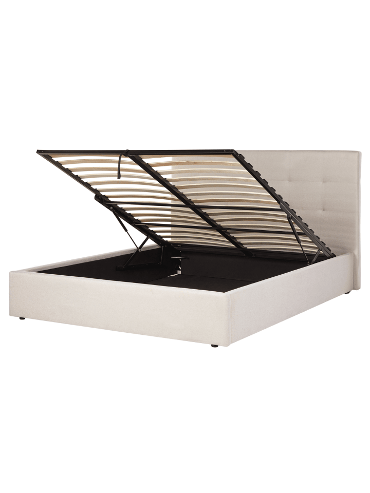 2-tlg Doppelbett LORIENT in Beige