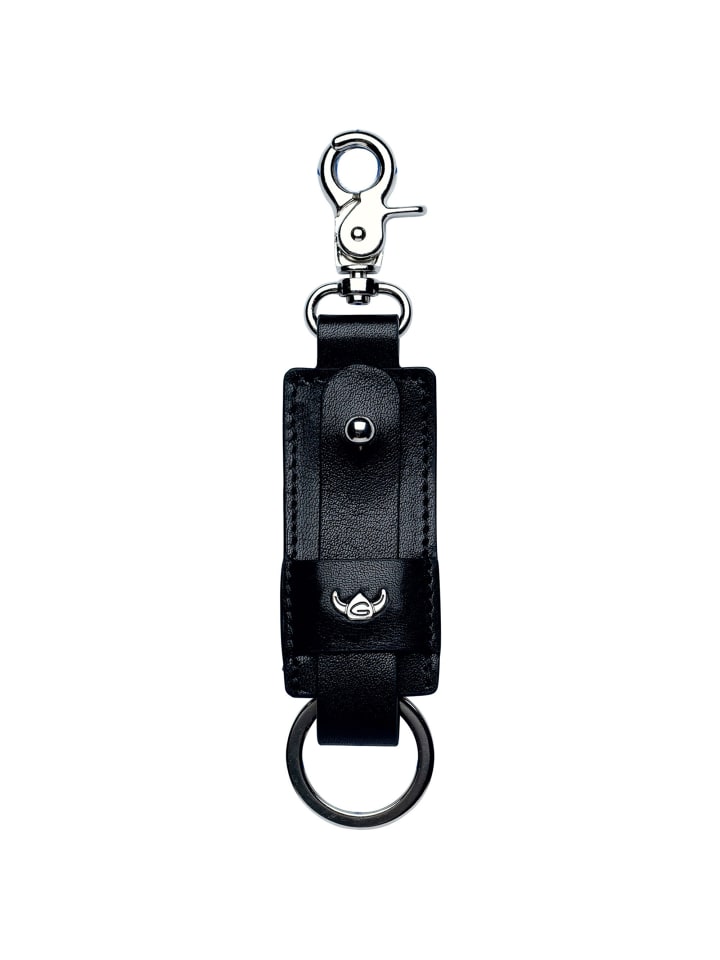 Colorado Schlüsselanhänger Leder 13 cm schwarz