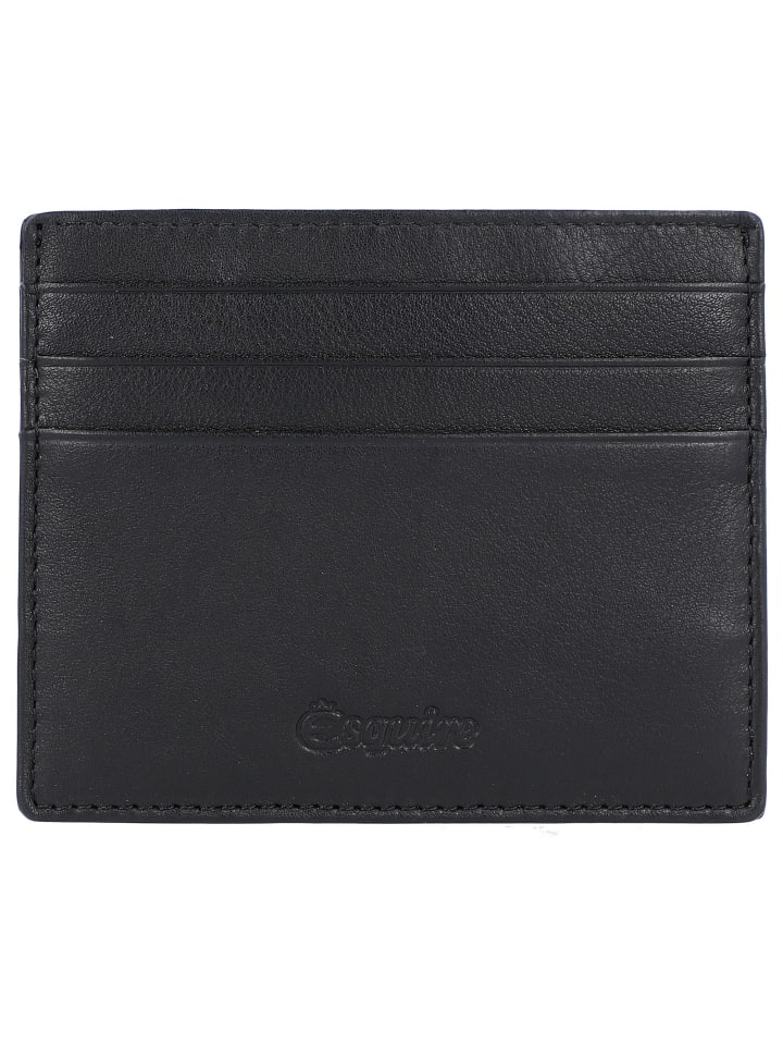Oslo Kreditkartenetui RFID Leder 10 cm schwarz