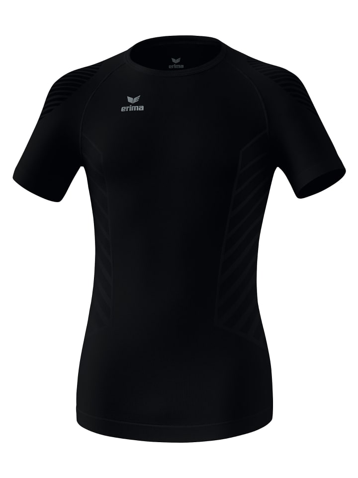 Kinder Athletic T-Shirt Funktionsunterwäsche in schwarz