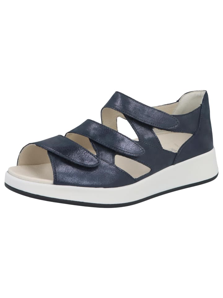 Damen Pantoletten Hannah - Weite H in Blau