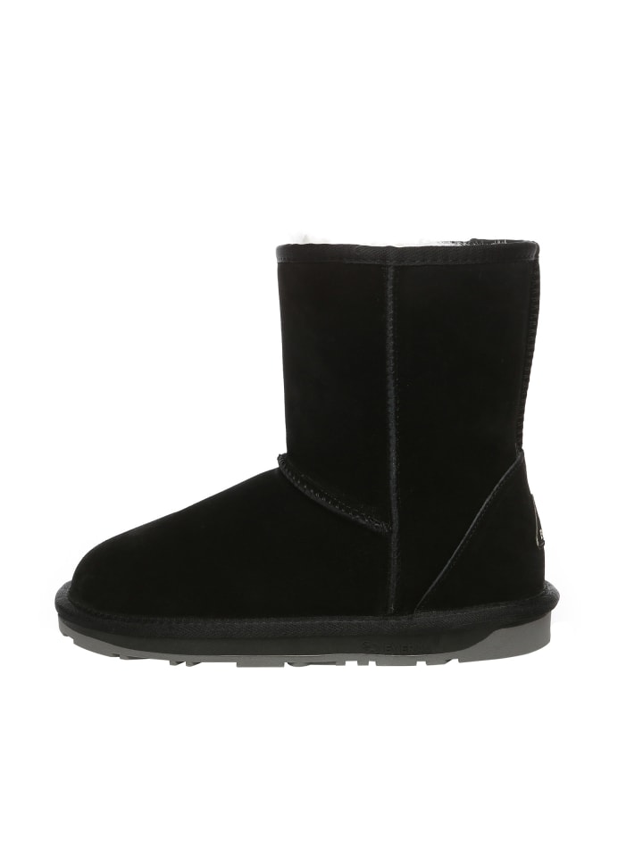 Kurze Classic Stiefel Kookaburra in Schwarz