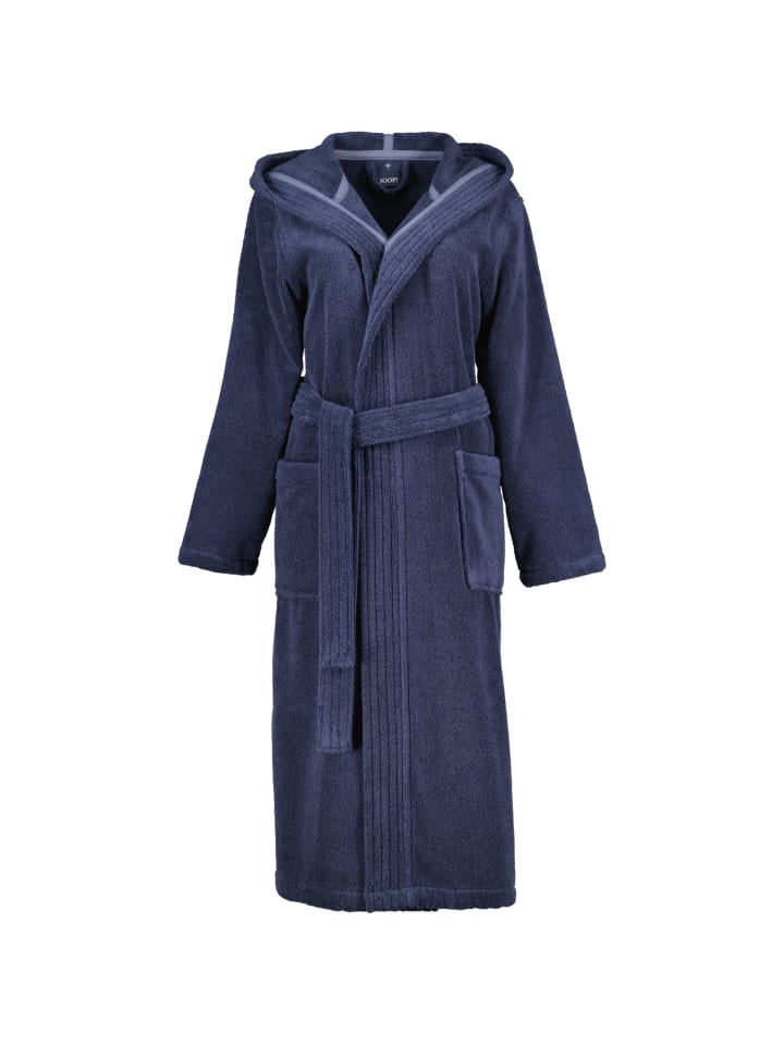 JOOP! Bademäntel Damen Kapuze 1649 blau - 175 in blau - 175