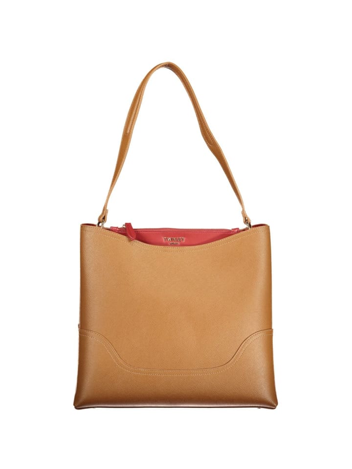 Braun Polyurethan Damen Tasche