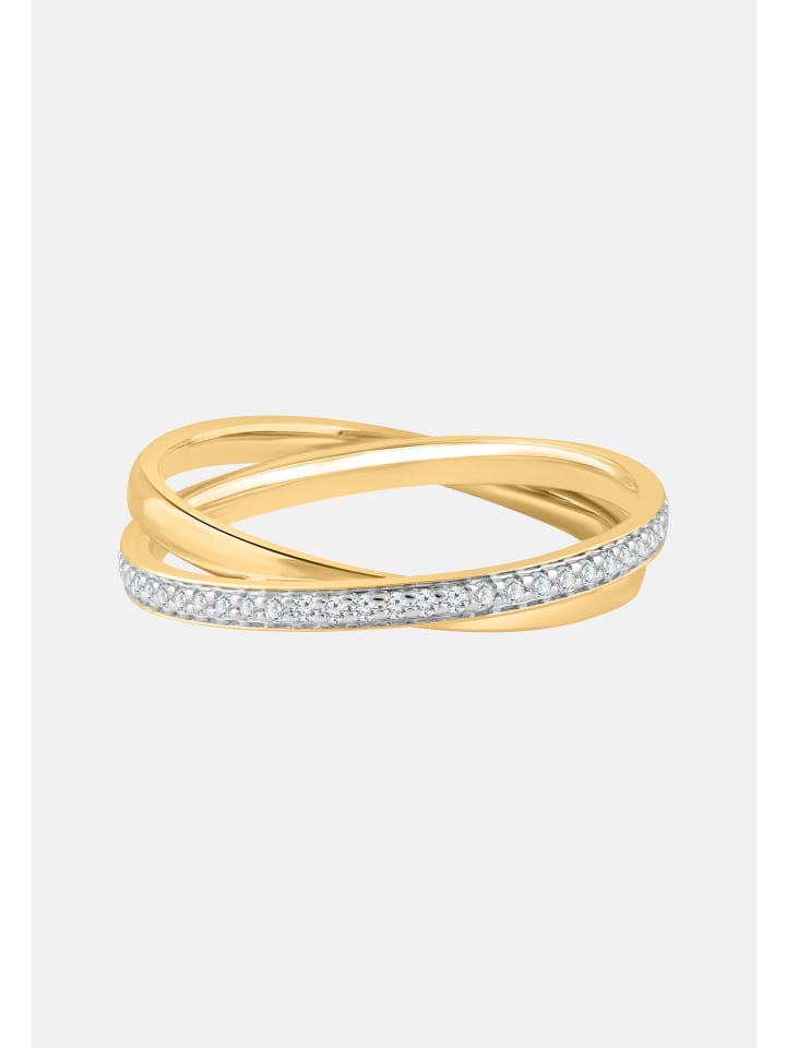 Ring aus 585 Gelbgold mit Diamant