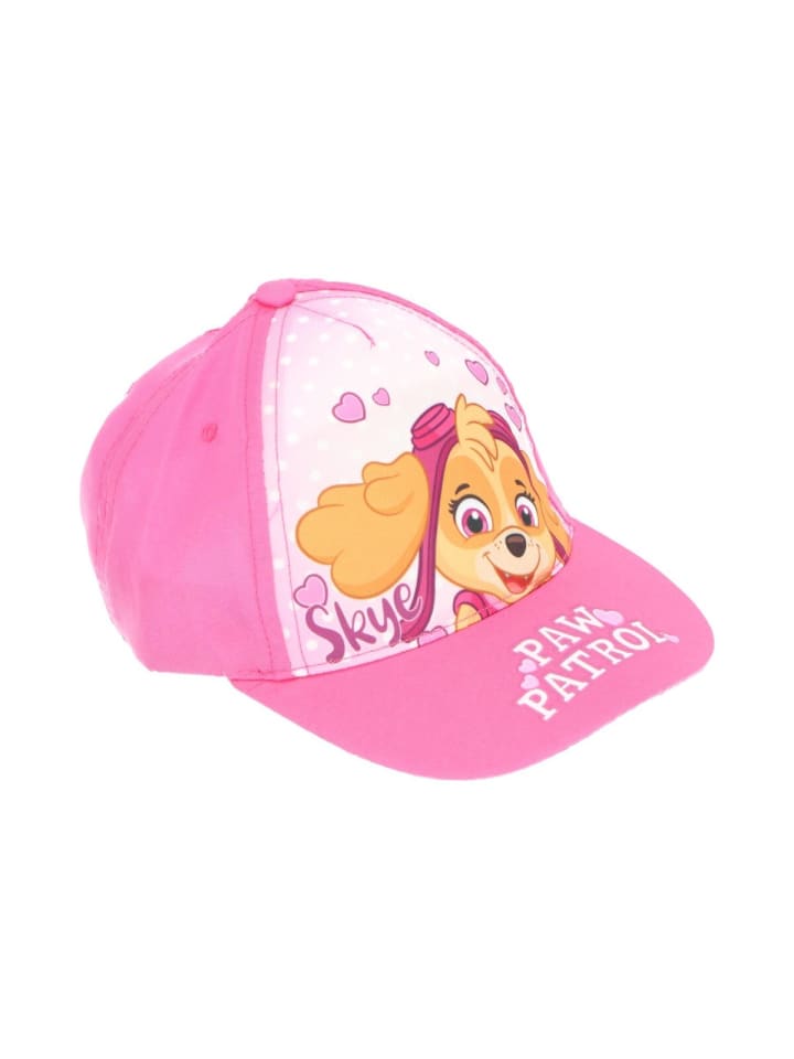 Cap Stylische Kinder Kappe mit Motiv, 100% Baumwolle in Rosa