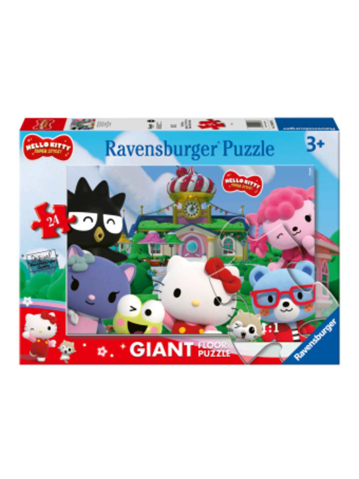 Spiel - Ravensburger Kinderpuzzle 12004076 - Spaß in Cherry Town - Bodenp