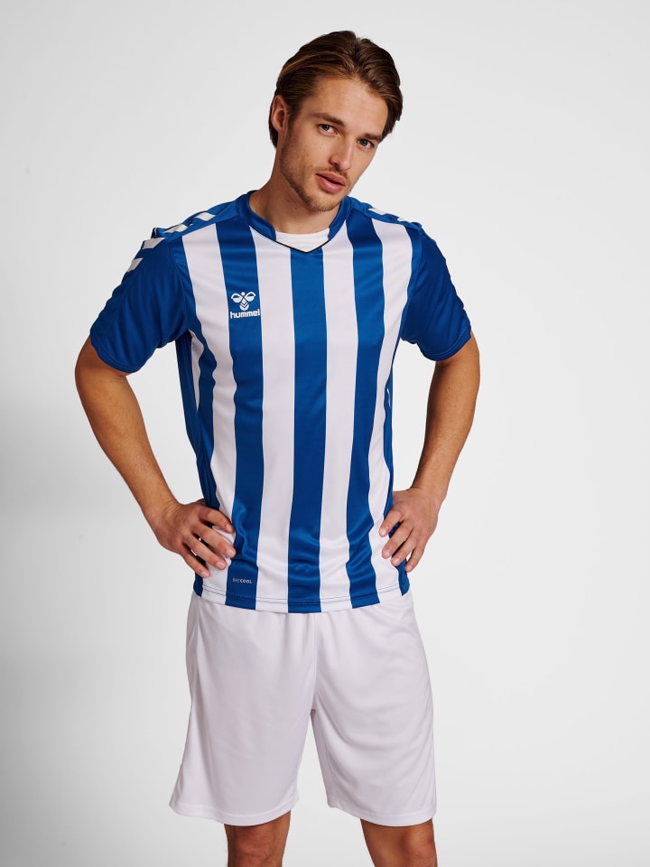 T-Shirt Hmlcore Herren in TRUE BLUE/WHITE