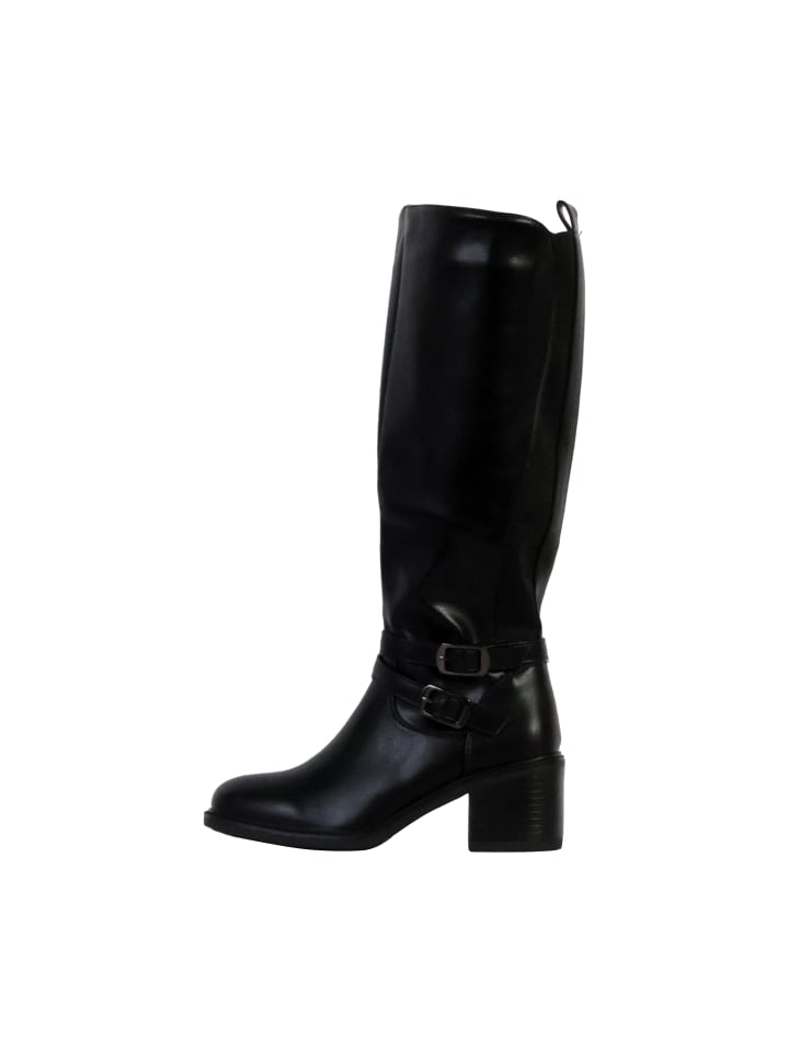 Stiefel mit Reißverschluss Schwarz
