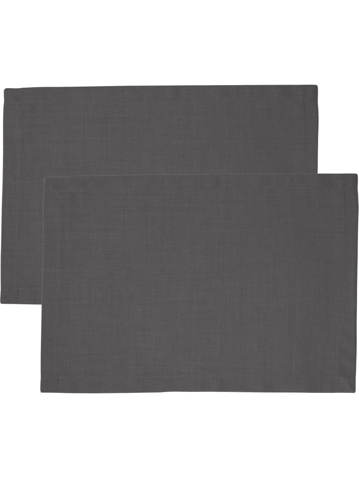 Tischset 2er-Pack Loft in graphit