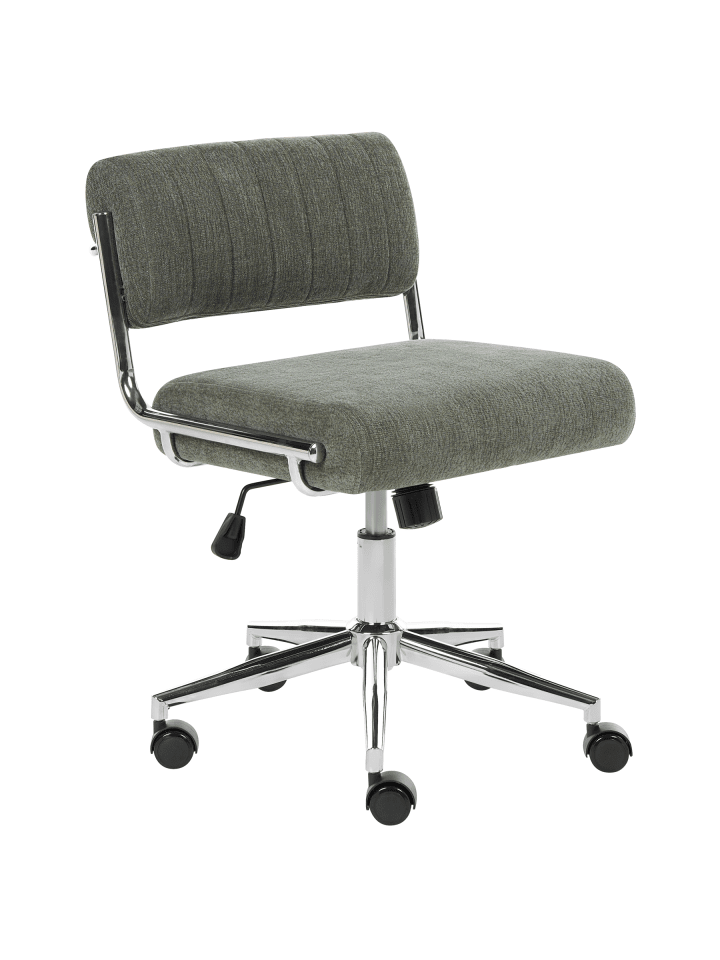 Bürostuhl ARLOFT in Grün/Silber/Schwarz - (W) 60 x (H) 73 x (L) 60 cm