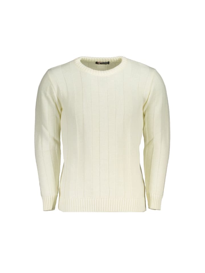Weiß Herren Pullover aus Acryl