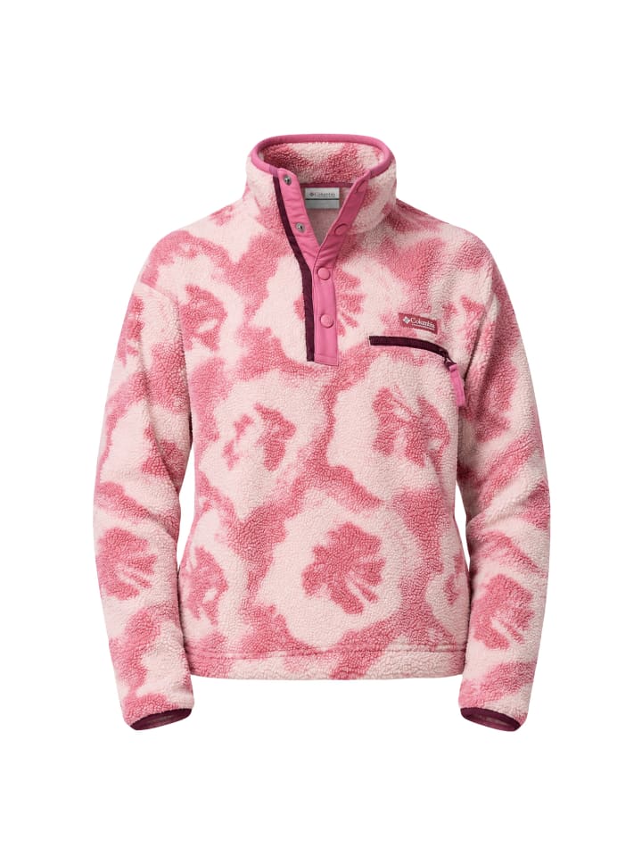 Helvetia™ II Printed Cropped Half Snap in Pink