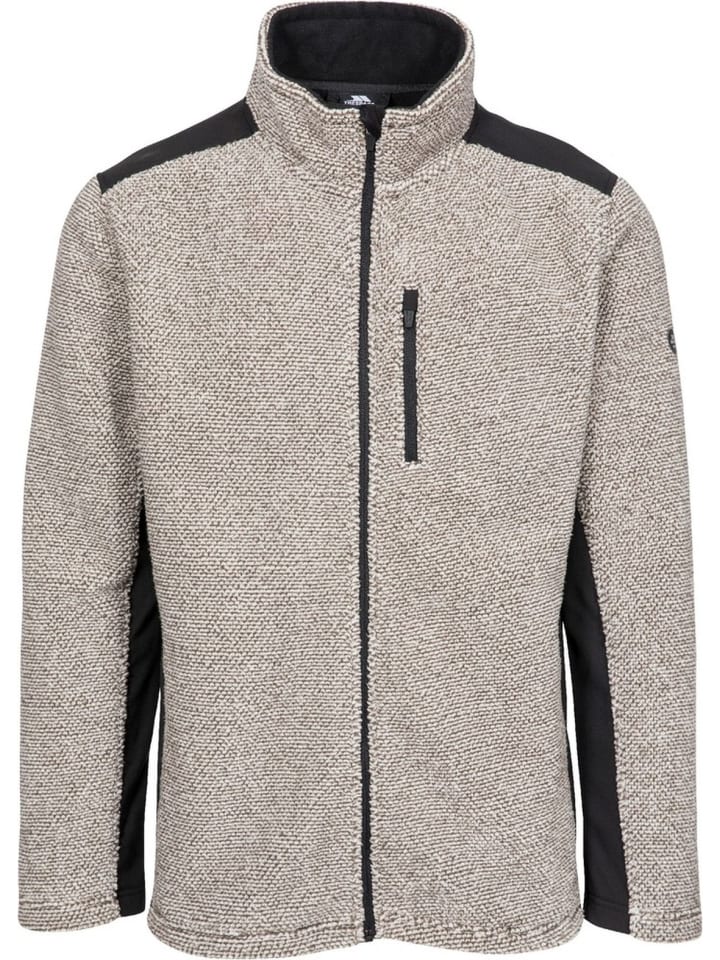 Fleecejacke/Fleecepullover in Grau