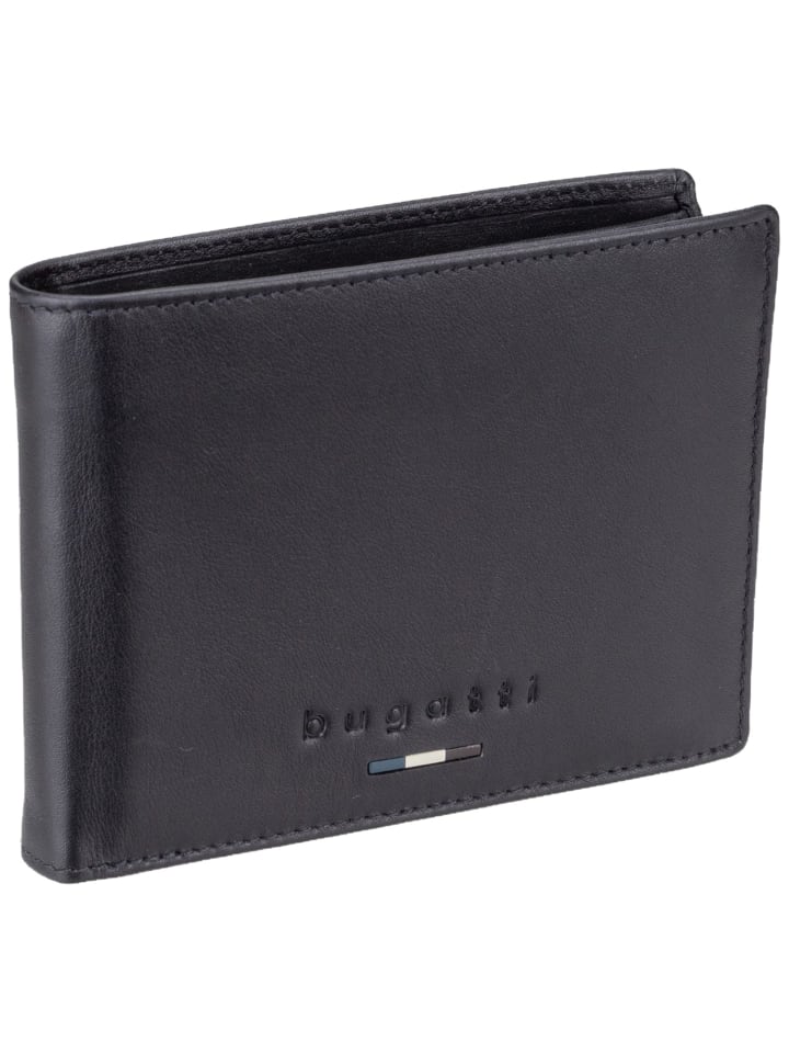 Geldbörse Romeo Airtag Wallet With Flap in Black