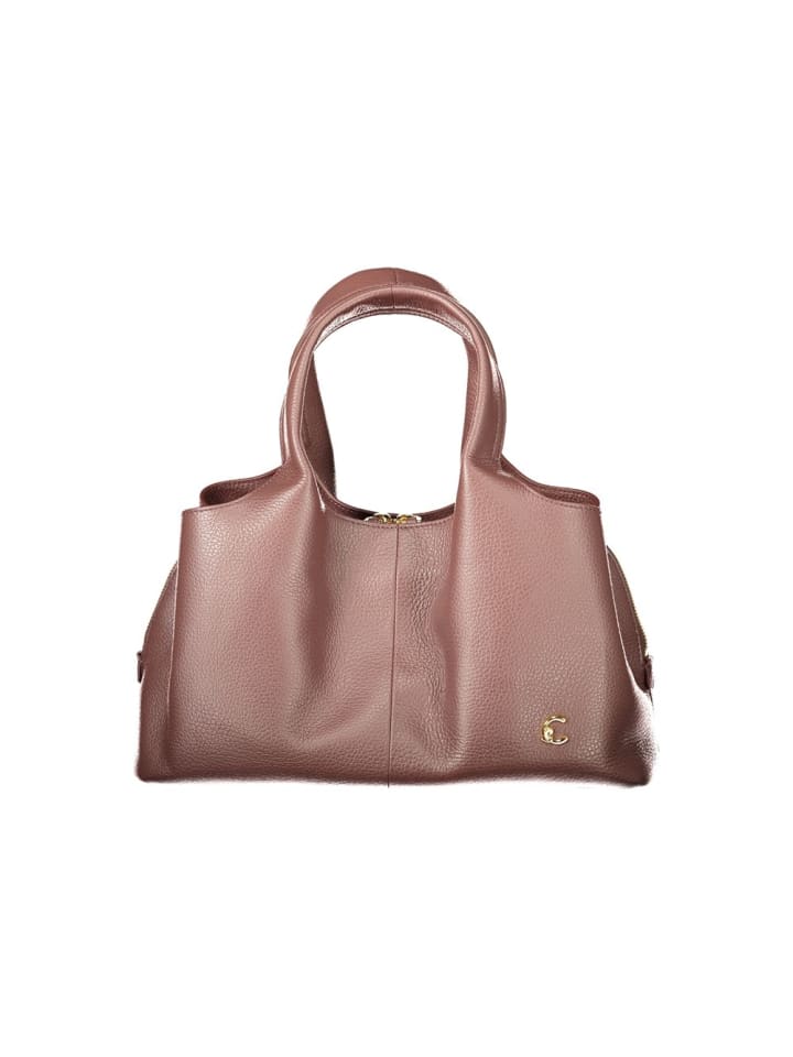 Braun Leder Damen Henkeltasche Nell