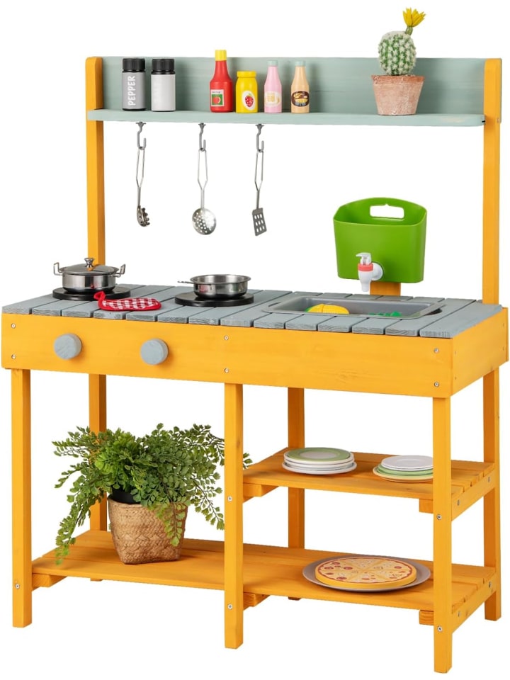 Matschküche Outdoor in Orange