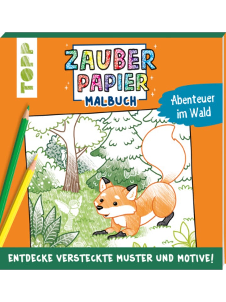 Buch - Zauberpapier Malbuch Abenteuer im Wald