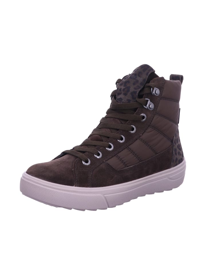 Damen Winterschuhe warm Stiefelette Leder \ MILENA in Braun