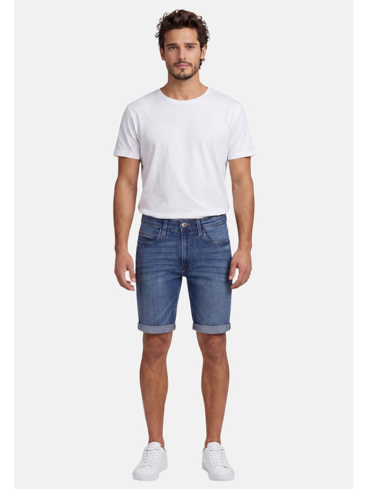 Indicode Inkadeu Herren Shorts Bermudas B797 in Mid Indigo