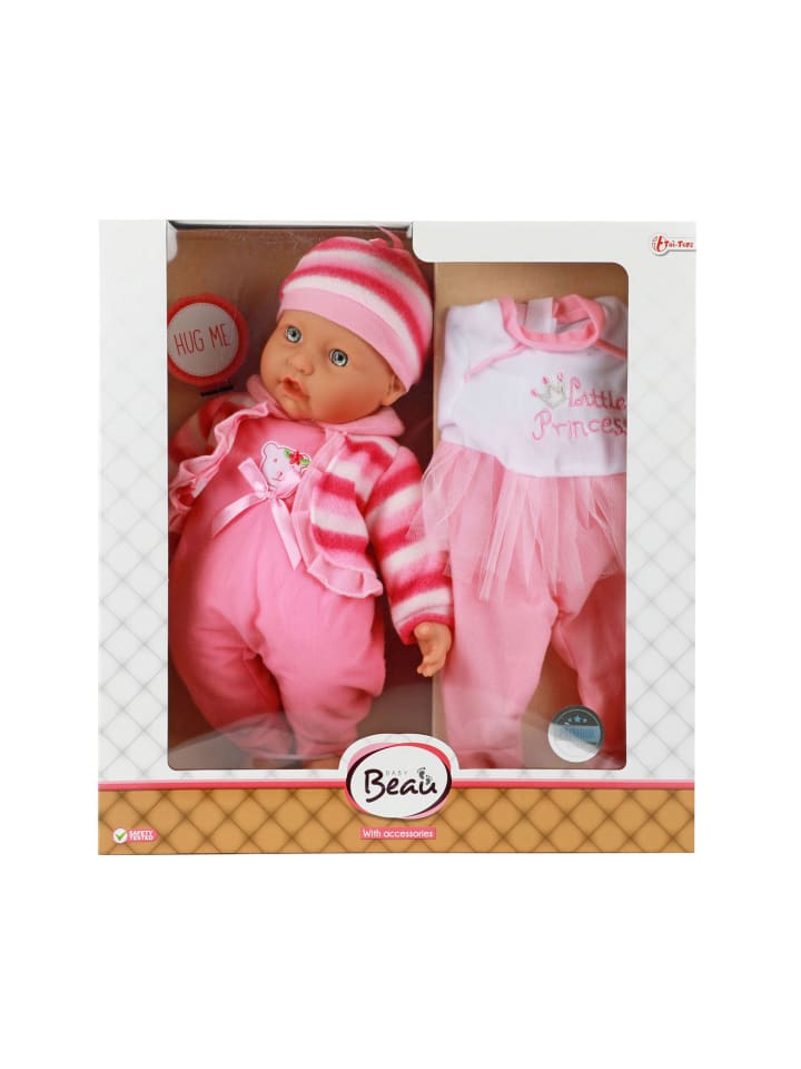 BEAU Geschenkset Babypuppe in mehrfarbig