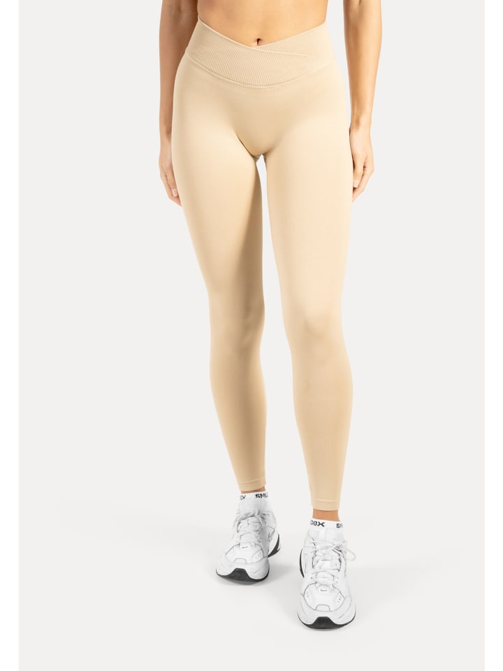 Leggings Silvia Scrunch in Taupe