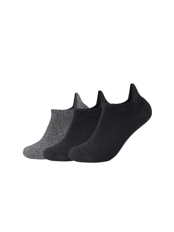 Sneakersocken 3er Pack black