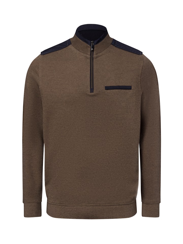 Sweatshirt in cognac