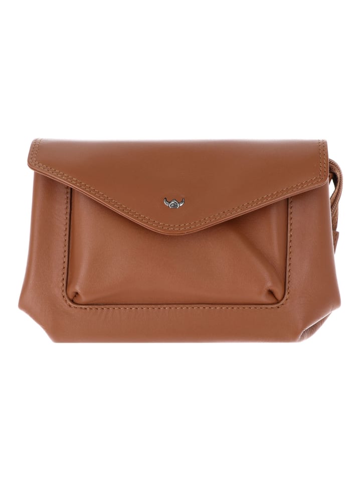 Polo Geldbörse RFID Schutz Leder 16.5 cm cognac