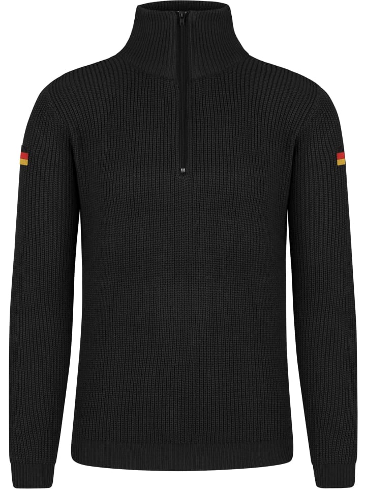 Herren Troyer-Pullover Höntrup in Schwarz