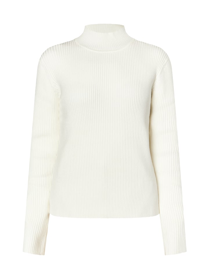Damen Strickpullover in Wollweiss